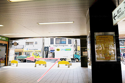 梅ヶ丘駅からのルート02