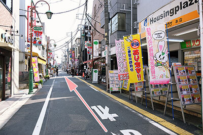 梅ヶ丘駅からのルート04